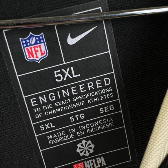 Nike Spencer Rattler #18 New Orleans Saints Black NFL Jersey Size 5XL NWOT! - Picture 7 of 8